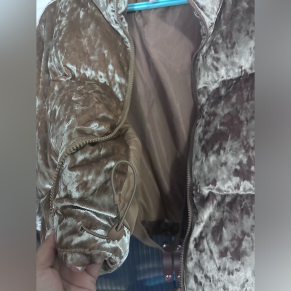 Fabletics Velvet Textured Puffer Jacket - Picture 12 of 15
